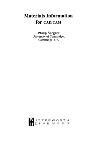 Materials Information for CAD/CAM