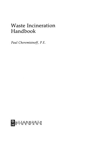 Waste Incineration Handbook