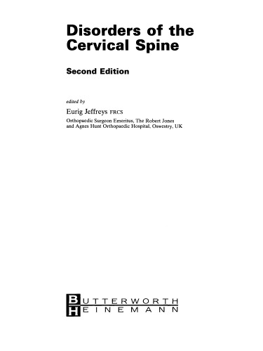 Disorders of the Cervical Spine