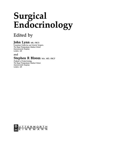 Surgical Endocrinology