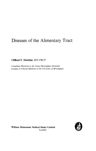 Diseases of the Alimentary Tract