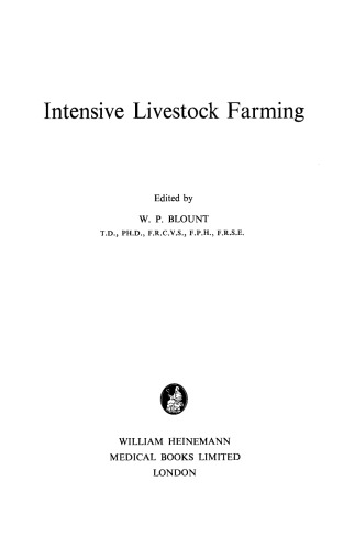 Intensive Livestock Farming