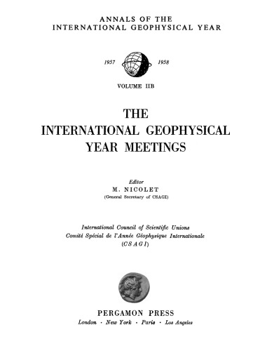 The International Geophysical Year Meetings