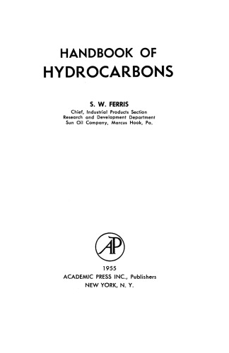 Handbook of Hydrocarbons