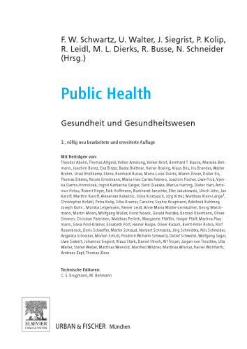 Public Health. Gesundheit und Gesundheitswesen