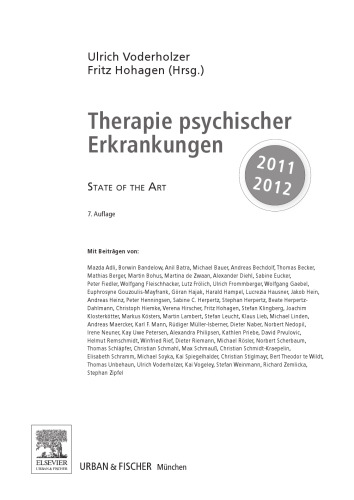 Therapie Psychischer Erkrankungen. State of the Art 2011⁄2012