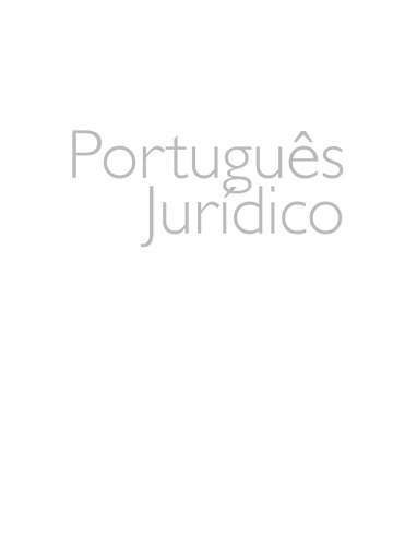 Português Jurídico – Série Universitária