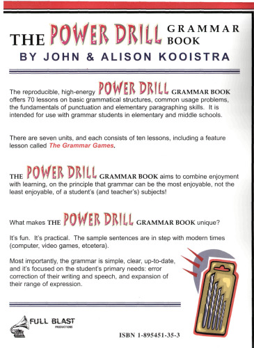 The power drill grammar book