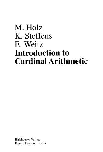 Introduction to cardinal arithmetic