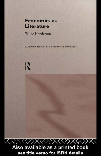 Economics as Literature