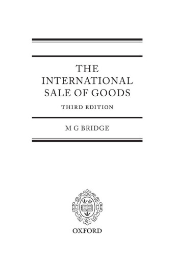 The International Sale of Goods