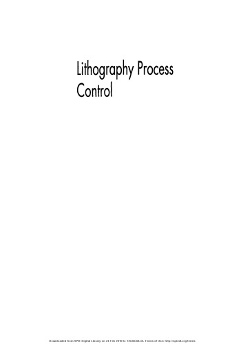 Lithography Process Control