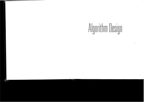 Algorithm design