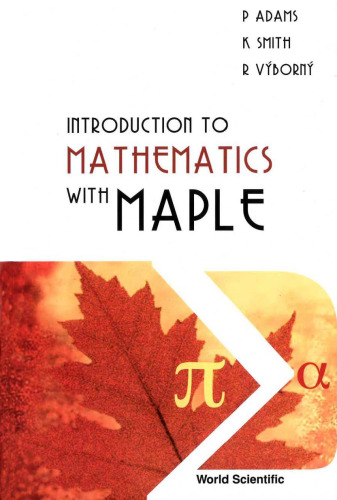 Introduction To Mathematics With Maple