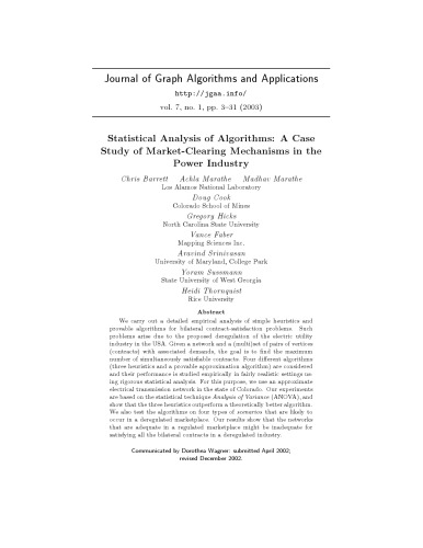 Graph algorithms and applications 4