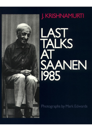 Last Talks at Saanen, 1985