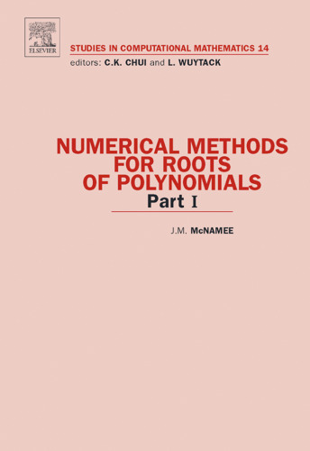 Numerical methods for roots of polynomials 1