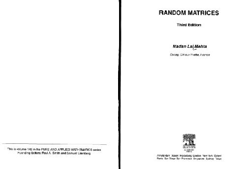 Random matrices