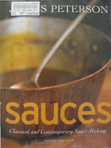 Sauces: Classical and Contemporary Sauce Making