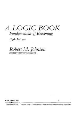 A Logic Book: Fundamentals of Reasoning