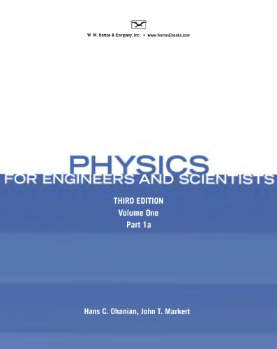 Physics for engineers and scientists