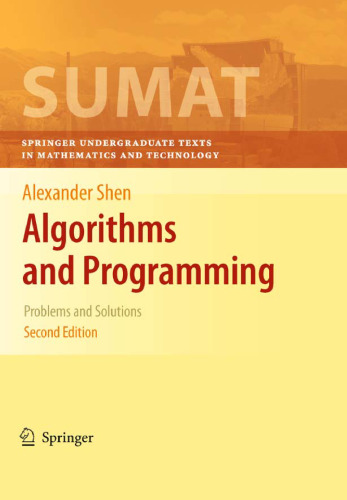 Algorithms and Programming: Problems and Solutions