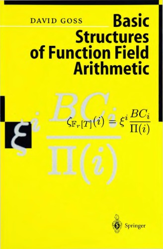 Basic Structures of Function Field Arithmetic