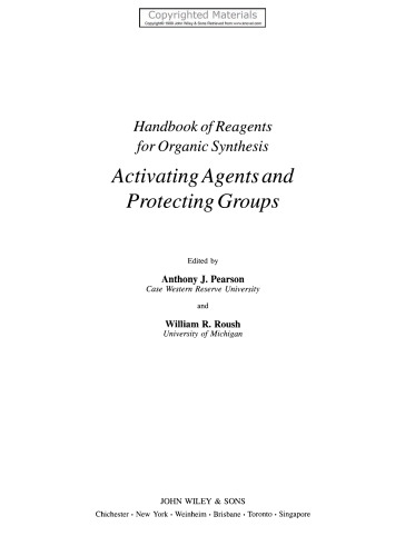 Activating agents and protecting groups