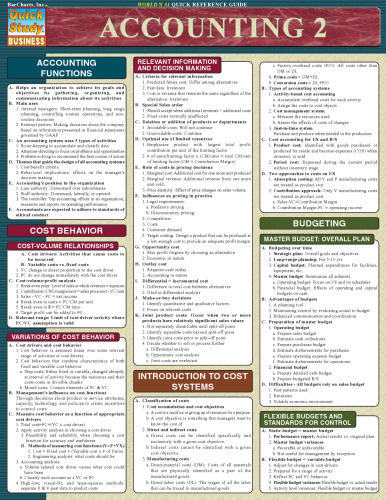 Accounting 2: Reference Guide