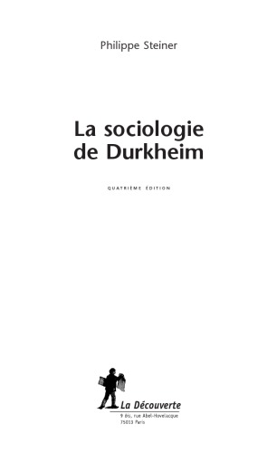 La sociologie de Durkheim