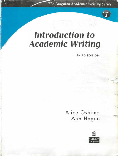 Introduction to Academic Writing, Third Edition