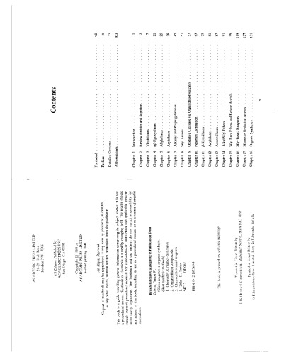 Silicon Reagents in Organic Synthesis