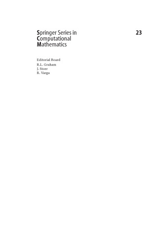 Numerical approximation of partial differential equations