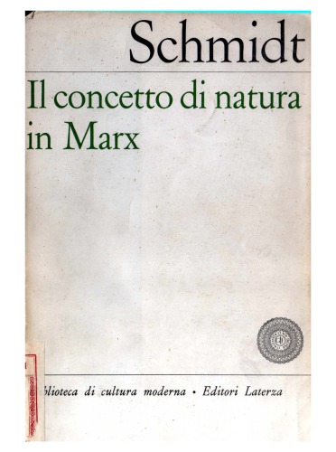 Il concetto di natura in Marx