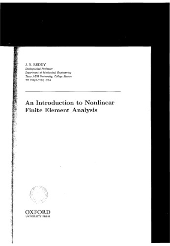 An introduction to nonlinear finite element analysis