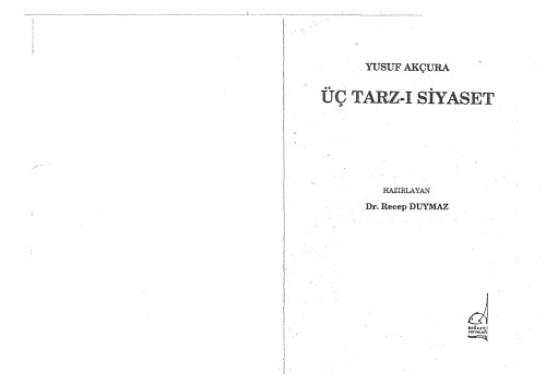 Üç Tarz-ı Siyaset