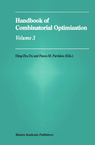 Handbook of Combinatorial Optimization: Volume1–3