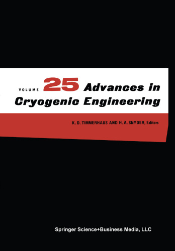 Advances in Cryogenic Engineering