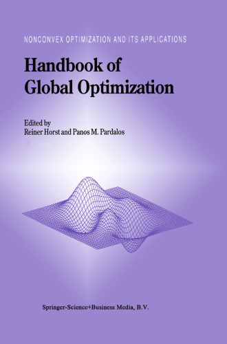 Handbook of Global Optimization