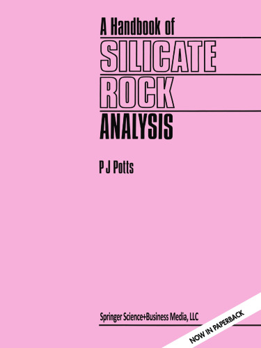 A Handbook of Silicate Rock Analysis