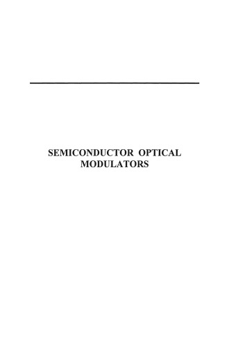 Semiconductor Optical Modulators