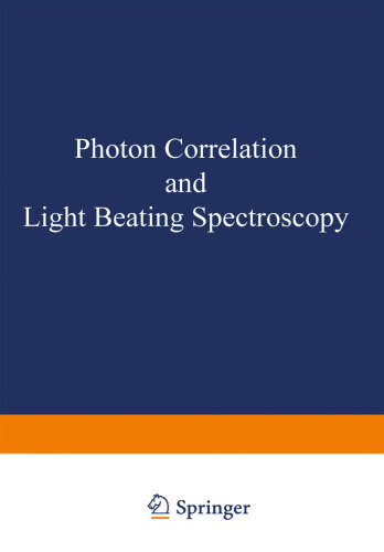 Photon Correlation and Light Beating Spectroscopy