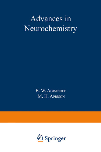 Advances in Neurochemistry