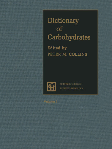 Dictionary of Carbohydrates