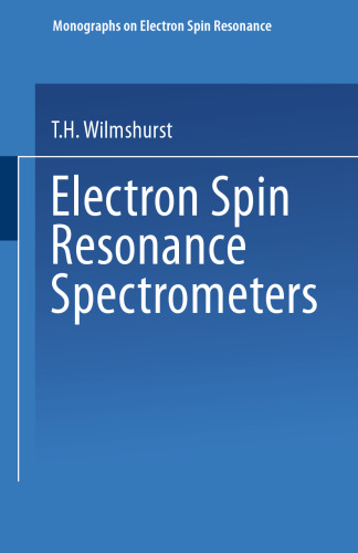 Electron Spin Resonance Spectrometers