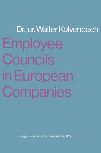 Employee Councils in European Companies