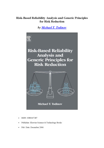 Risk-based reliability analysis and generic principles for risk reduction