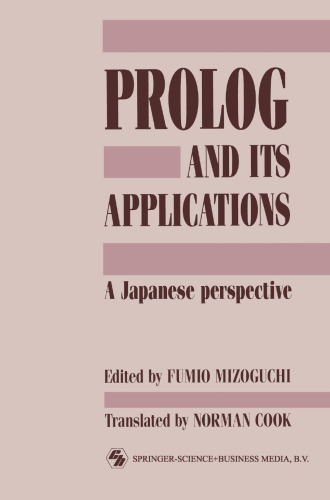 Prolog and its Applications: A Japanese perspective