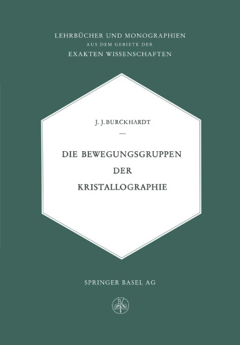 Die Bewegungsgruppen der Kristallographie