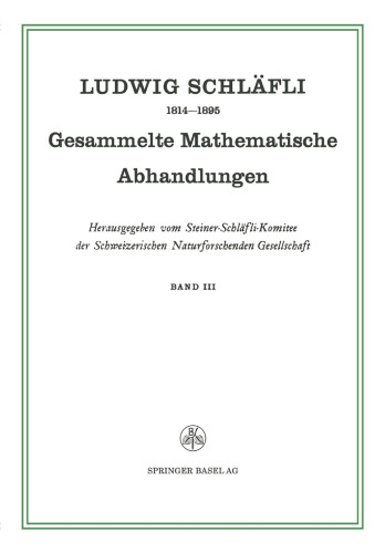 Gesammelte Mathematische Abhandlungen